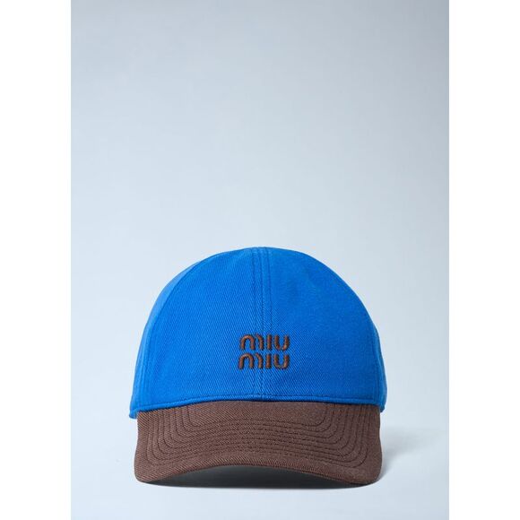 Miu Miu Women Logo Motif Baseball Cap